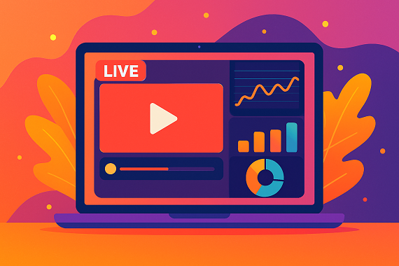 پنل پخش زنده و آمار